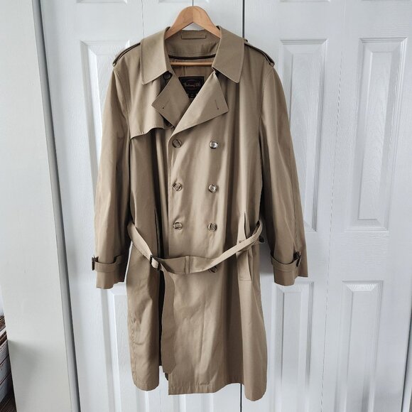 Botany 500 Tan Removable Lining Trench Coat - Picture 1 of 12